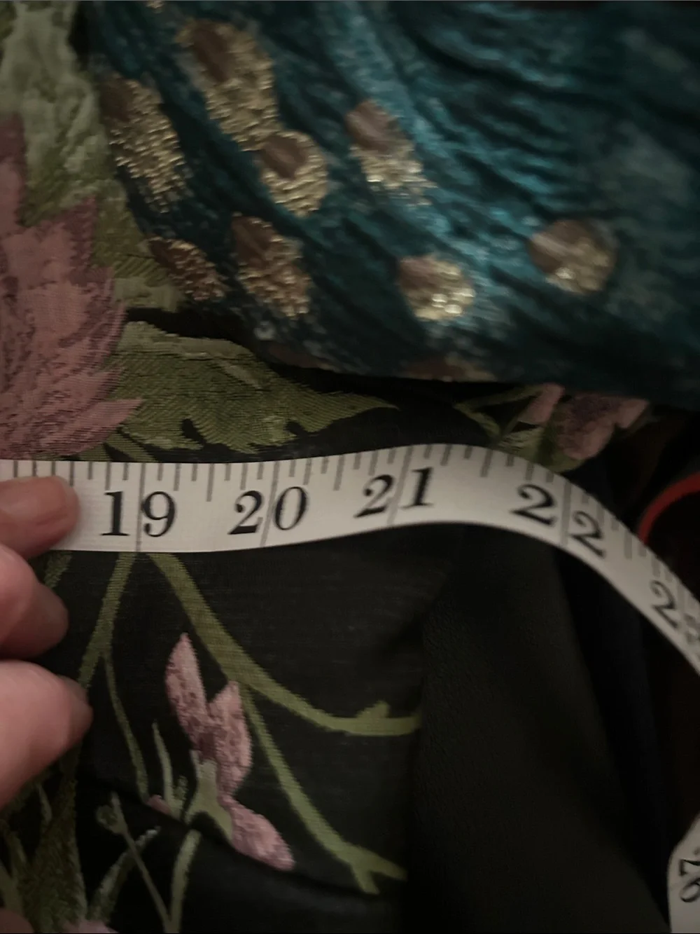 Grace Chaus New York Peacock Floral Tapestry Jacket Blazer Coat MED
